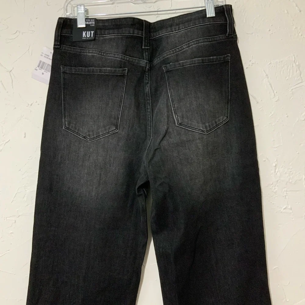 NWT KUT FROM THE KLOTH Charlotte High Rise Ankle Flare Jeans Sz 10